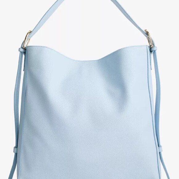 On 34th Faux Leather Light Blue Women's Bag - Picture 1 of 10